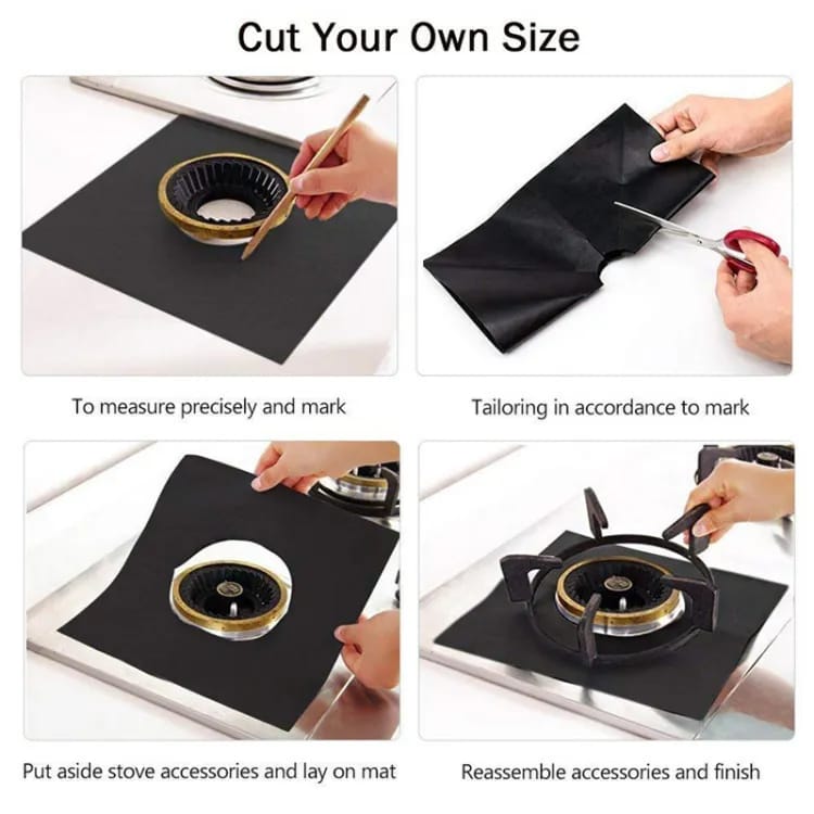 Gas Stove Protectors – Non-Stick, Reusable & Heat Resistant