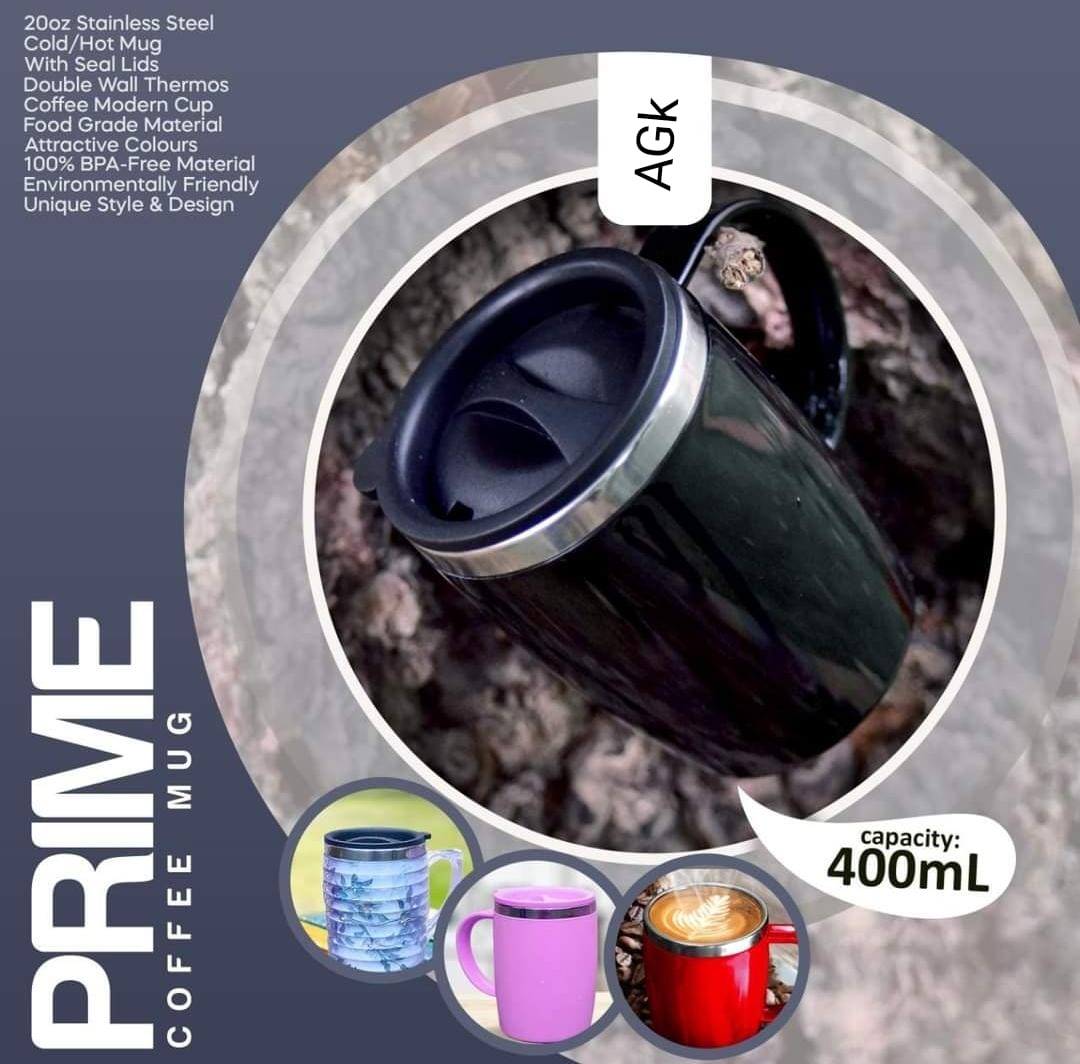 Hot n Cold Stainless Steel 400ML Airtight Coffee Mug