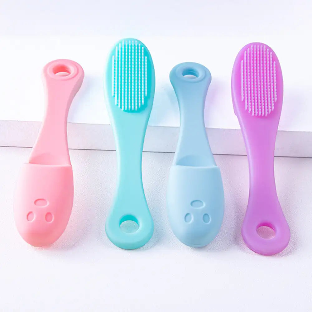 Silicone Facial Brush Cleaner Portable Blackhead Double-sided Massage Brushes