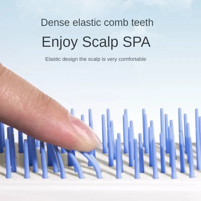 Anti-Static Massage Combs Soft brush Self-Cleaning Comb